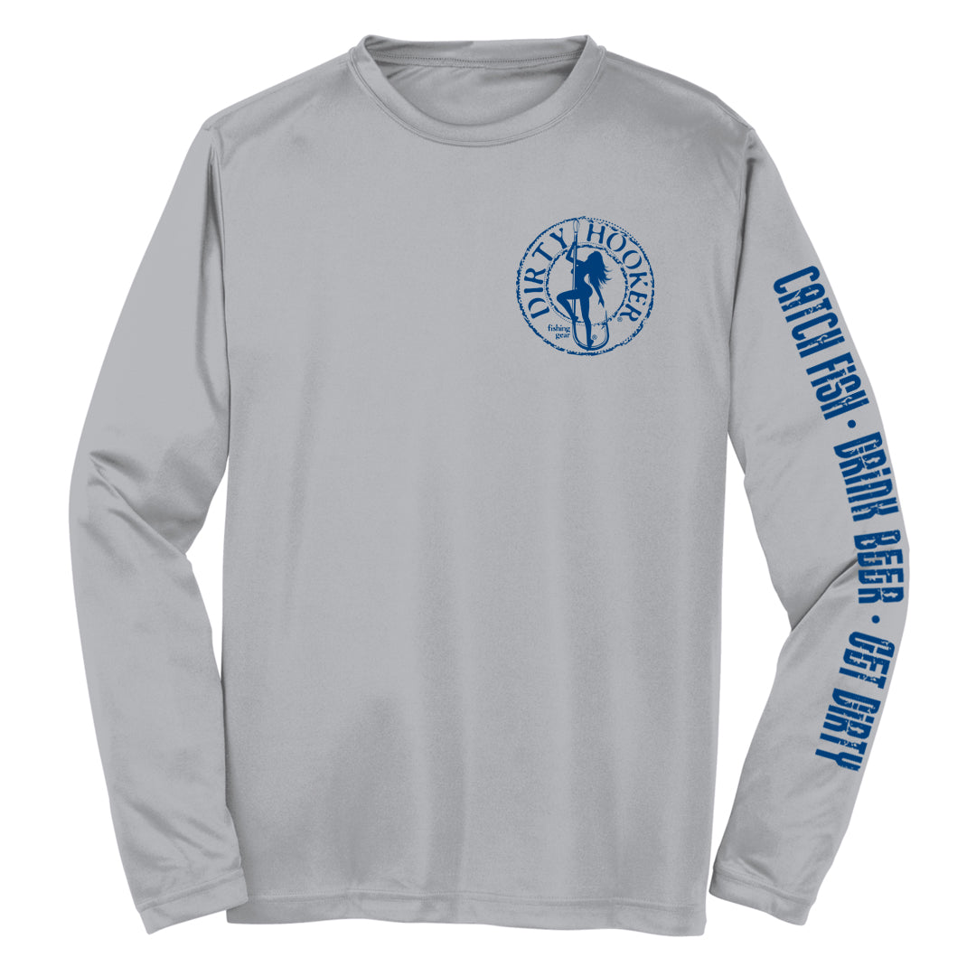 Dirty Hooker Classic Navy Blue Dry Fit